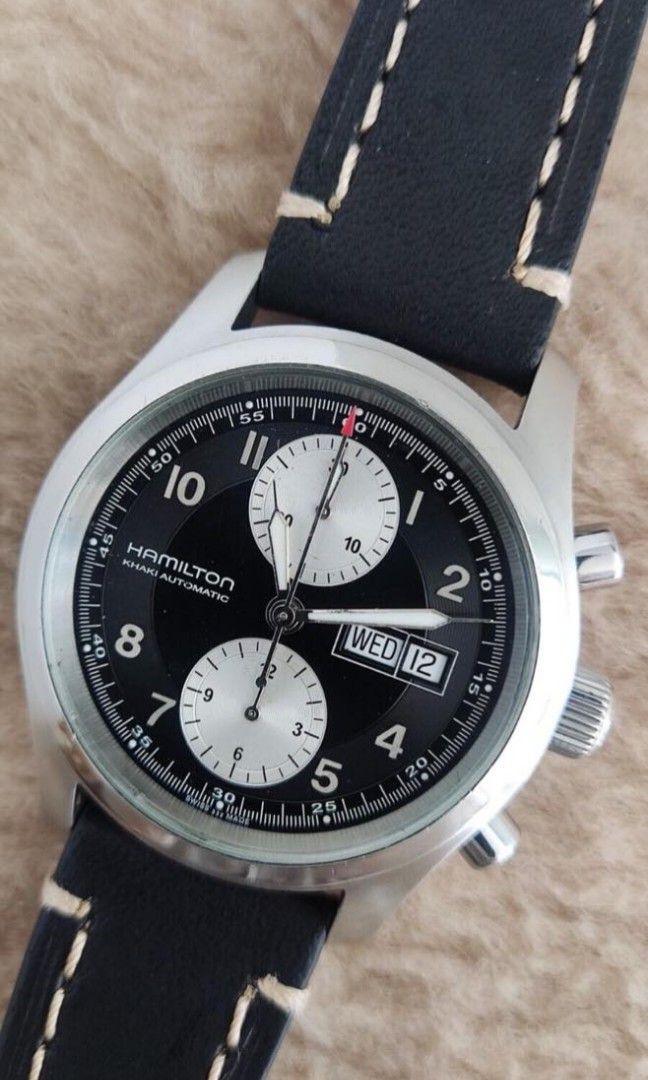 HAMILTON Khaki FIELD CHRONOGRAPH Automatic Ref H715660 St. Steel 42mm MENS Watch Luxury Watches on Carousell