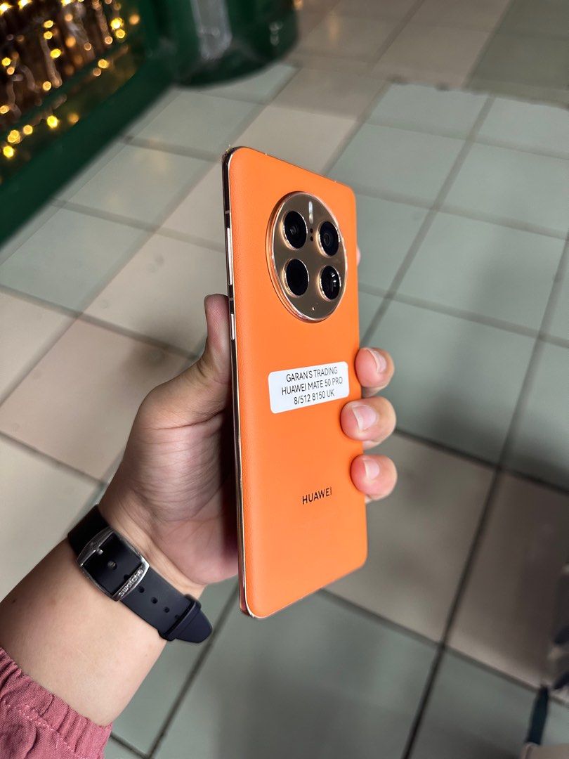 Huawei Mate 50 Pro 512gb Dualsim FU (Category: Huawei) located in San Juan City. Submitted by javedsgadgetshop (Listing ID 1335934767, Image 3). Description: OPEN FOR INSTALLMENT VIA CREDIT CARD/GGIVES/SPAY/BILLEASE & SWAP/TRADE-IN! BUY AND SELL! Quick Specs : Huawei Mate 50 Pro •512gb •NTC Variant •Good batt health •Factory Unlock •95% Smoothness •No hidden issue | No Repaired •100% Authentic | Not Refurbished •w/ OEM Charger & store warranty ❣️