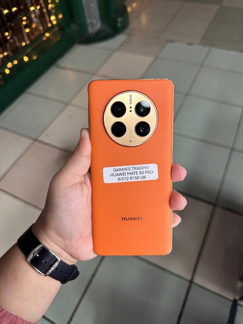Huawei Mate 50 Pro 512gb Dualsim FU (Category: Huawei) located in San Juan City. Submitted by javedsgadgetshop (Listing ID 1335934767, Image 1). Description: OPEN FOR INSTALLMENT VIA CREDIT CARD/GGIVES/SPAY/BILLEASE & SWAP/TRADE-IN! BUY AND SELL! Quick Specs : Huawei Mate 50 Pro •512gb •NTC Variant •Good batt health •Factory Unlock •95% Smoothness •No hidden issue | No Repaired •100% Authentic | Not Refurbished •w/ OEM Charger & store warranty ❣️