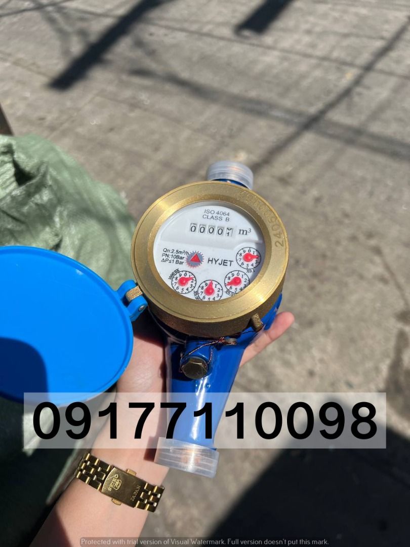 Hyjet water meter (Category: Construction Tools & Equipment) located in Manila. Submitted by joeyroque09 (Listing ID 1335844503, Image 3). Description: .