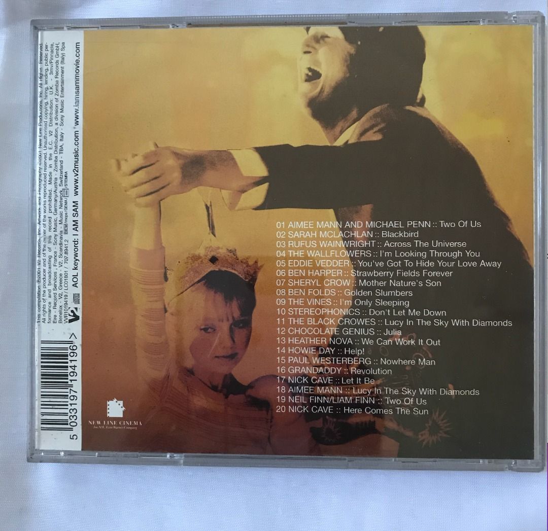 I Am Sam - Music from the Motion Picture (Category: CDs & DVDs) located in Bulacan. Submitted by mattj12 (Listing ID 1335856800, Image 2). Description: Slightly used. Price: P300 Meet-ups: SM North, Trinoma, Greenhills Payments: GCash, BDO, BPI can ship via Grab, Lalamove, JRS, LBC or DHL - at buyer's cost. .
