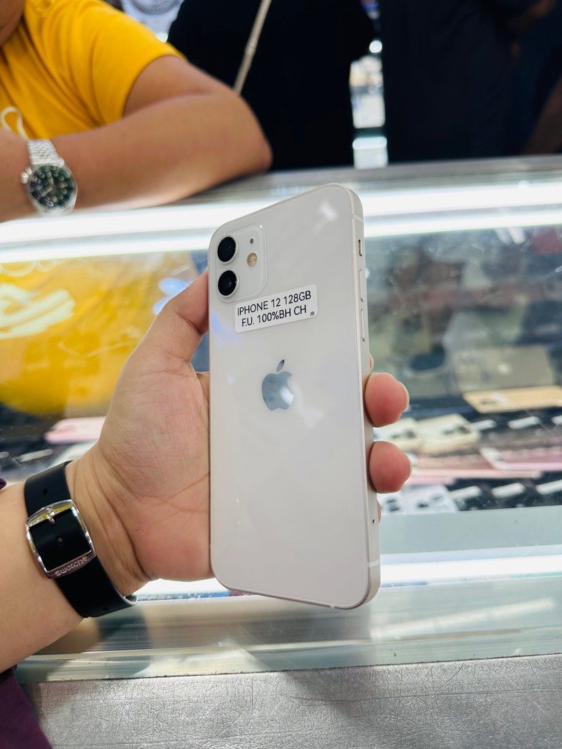 Iphone 12 128gb 100% batt FU (Category: iPhone 12 Series) located in San Juan City. Submitted by javedsgadgetshop (Listing ID 1335913422, Image 2). Description: OPEN FOR INSTALLMENT VIA CREDIT CARD/GGIVES/SPAY/BILLEASE & SWAP/TRADE-IN! BUY AND SELL! Quick Specs : Iphone 12 •128gb •NTC Variant •100% batt health •Factory Unlock •98% Smoothness •No hidden issue | No Repaired •100% Authentic | Not Refurbished •w/ OEM Charger & store warranty ❣️ - ser