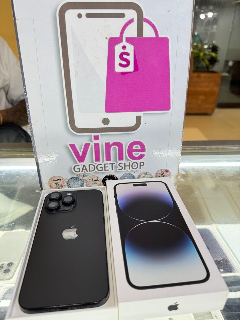 iphone 14 pro max 512gb 2ndhand (Category: iPhone 14 Series) located in Cainta. Submitted by vine_gadget_shop (Listing ID 1335877390, Image 1). Description: iphone 14 pro max 512gb 2ndhand complete package ntc variant pick up store greenhills shopping center we accept trade in we accepy credit card and ggives installment we do cod and door to door we ship nationwide for fast transaction call 09277368323 look for vine visit my fb page vine gadget 