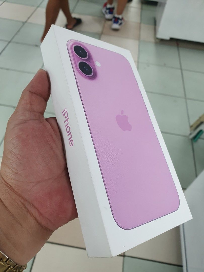 Iphone 16 plus 256gb pink brandnew (Category: iPhone 16 Series) located in San Juan City. Submitted by chelle.celino (Listing ID 1335850260, Image 3). Description: iphone 16plus 256gb pink open line Hk dual sim brandnew sealed All original 1yr warranty apple And my store we accept trade in and credit card installment and Ggives Willing to meet up.cash on delivery call or txt me.09353229255 fbpage michelle telecom...