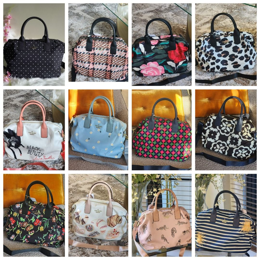 Kate spade lyla nylon tote bag on sale