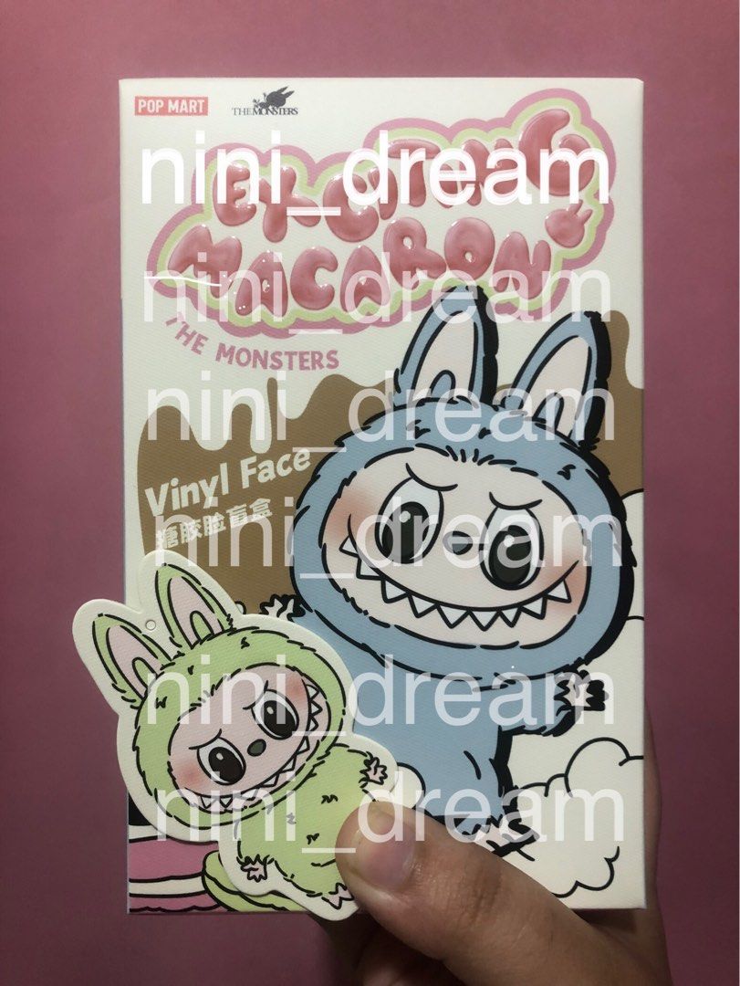 LABUBU EXCITING MACARON V1 - GREEN GRAPE ( Onhand) (Category: Designer & Blind Box Toys) located in Bulacan. Submitted by nini_dream (Listing ID 1335928250, Image 1). Description: POP MART THE MONSTERS - TASTY MACARONS VINYL FACE BLIND BOX 💚GREEN GRAPE ( Green) Ready to Ship Opened bottom, sealed foil Authentic 100 LOC. TAFT, MANILA MOP: GCASH .