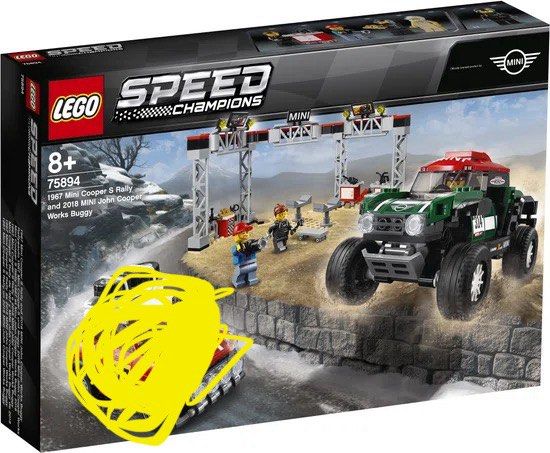 Lego 75894 Mini Cooper buggy only, 興趣及遊戲, 玩具& 遊戲類- Carousell