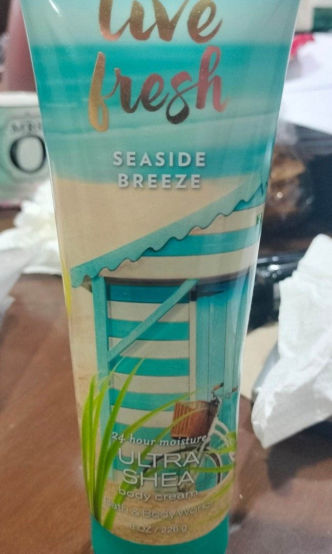 Live Fresh Seaside Breeze Body Cream (Category: Bath) located in Quezon City. Submitted by gielyn2 (Listing ID 1335949269, Image 1). Description: Body Cream.