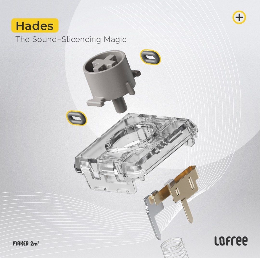 未開封】Lofree hades switch 106 Hades Low-profile POM Switches
