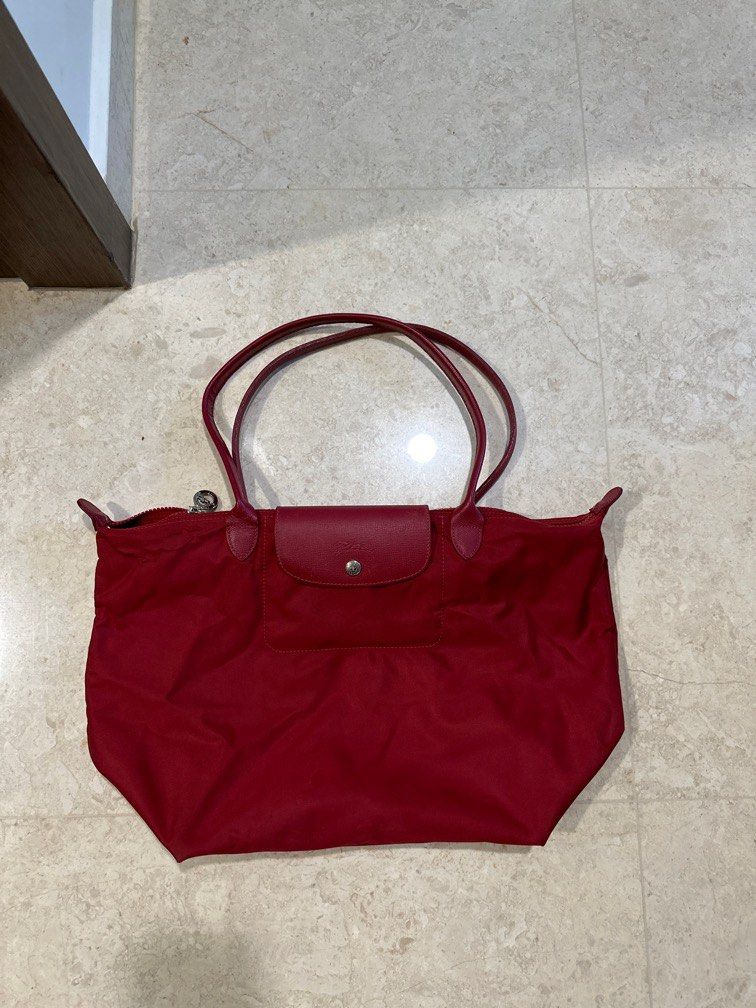 Longchamp opera red best sale