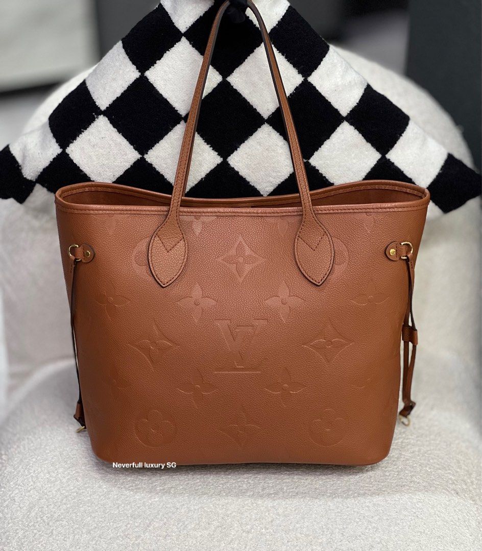 Louis vuitton brown leather bag 2025