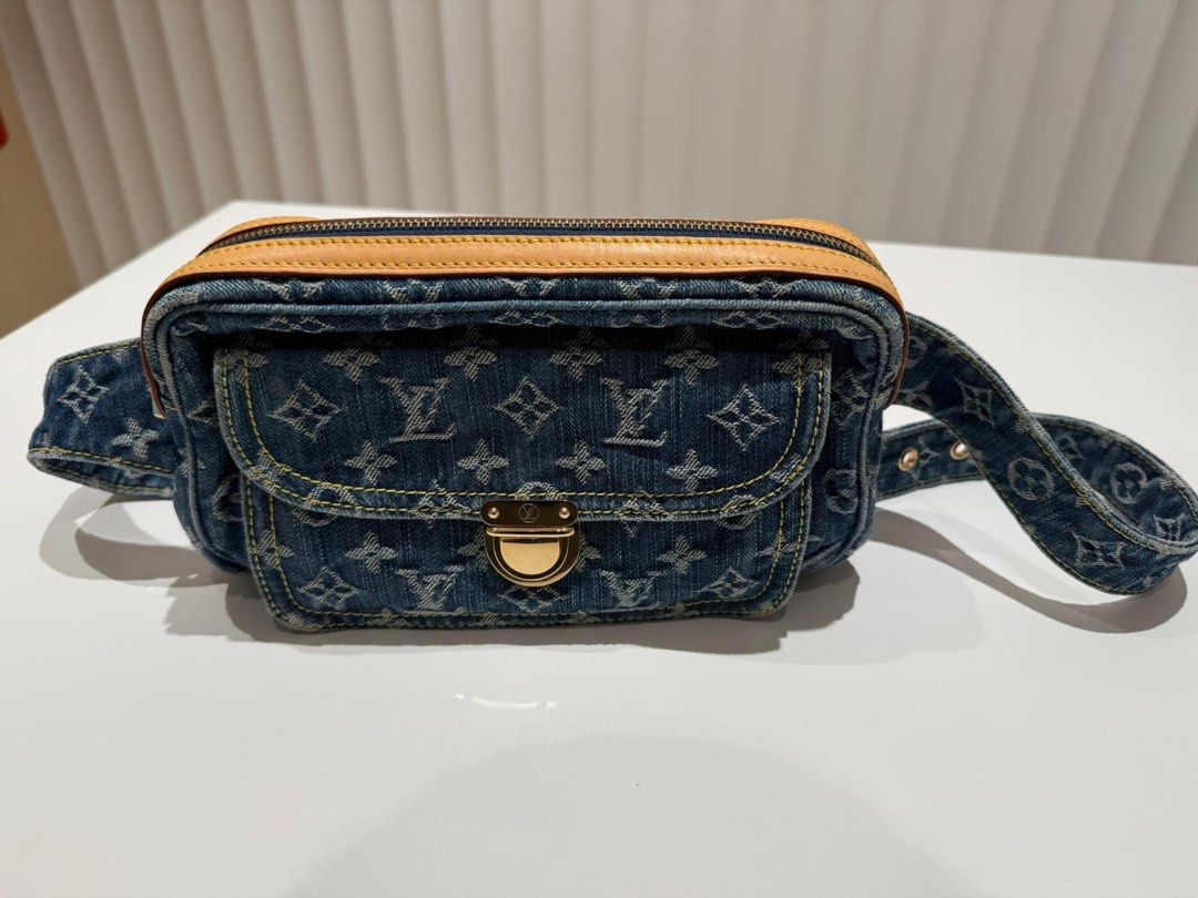 Louis Vuitton Denim Bumbag Luxury Bags Wallets on Carousell