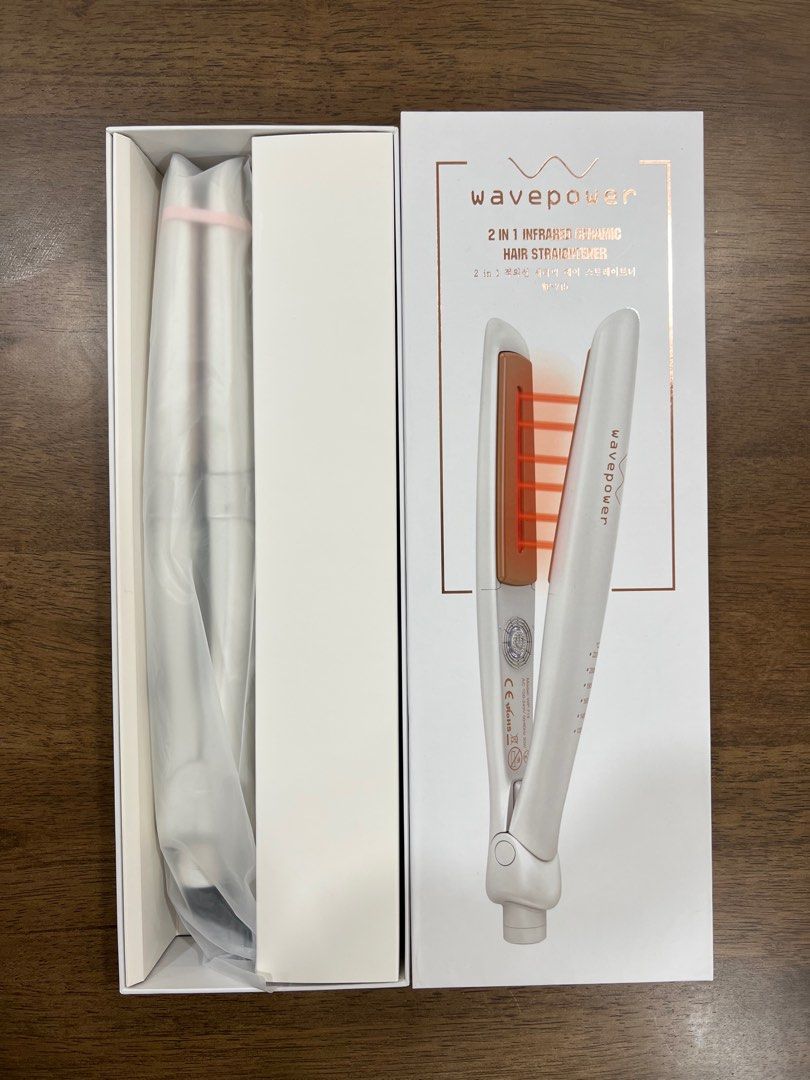 Wave power hair straightener hot sale