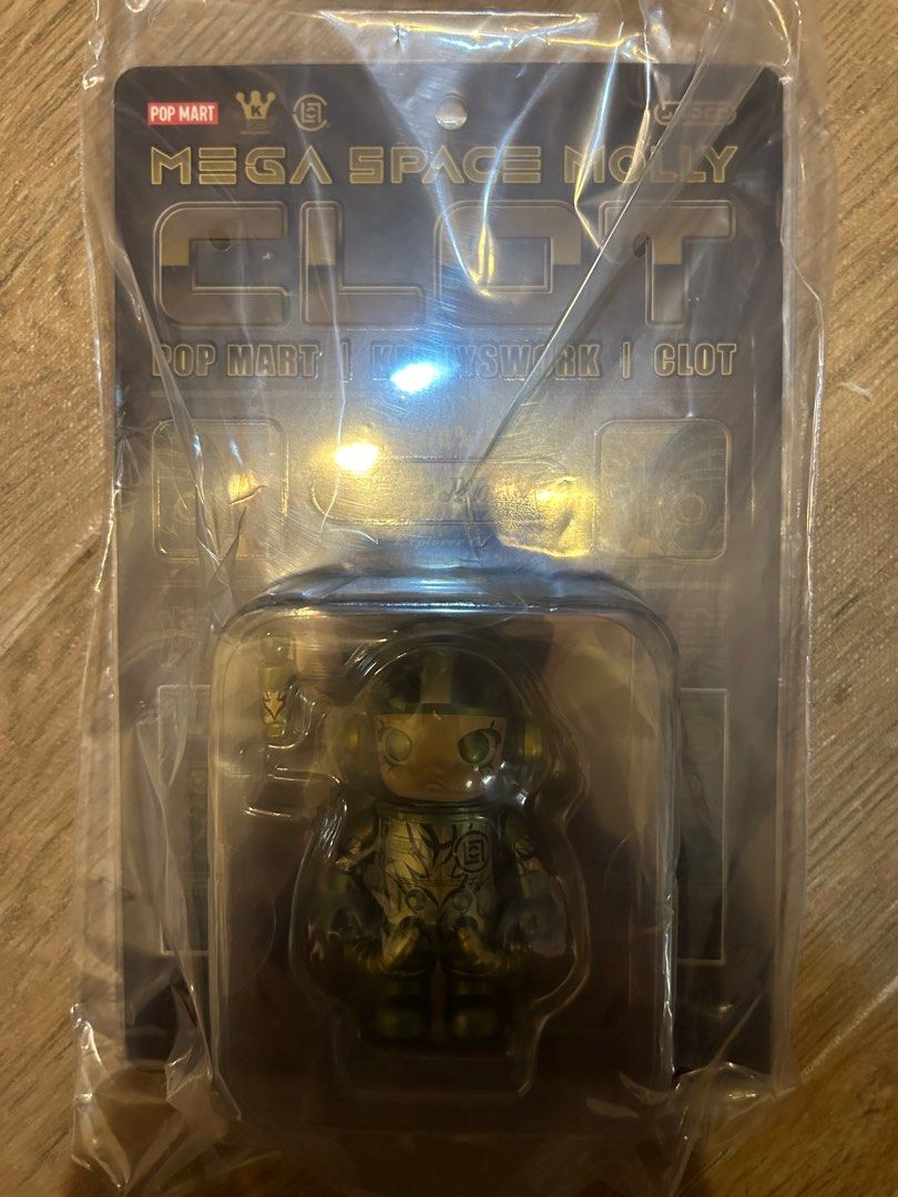 POP MART MEGA SPACE MOLLY 100% CLOT-Olive 弱々し 未開封