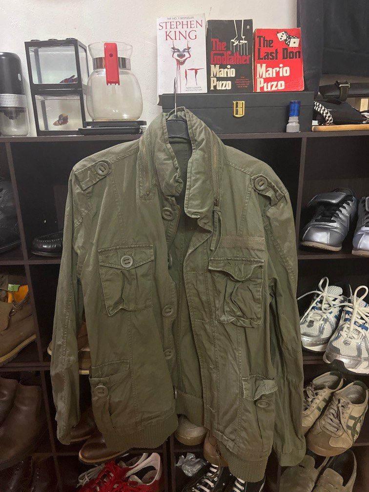 M65 Military Multi Pocket Hidden Hood field Jacket Men s Fashion Coats Jackets and Outerwear on Carousell