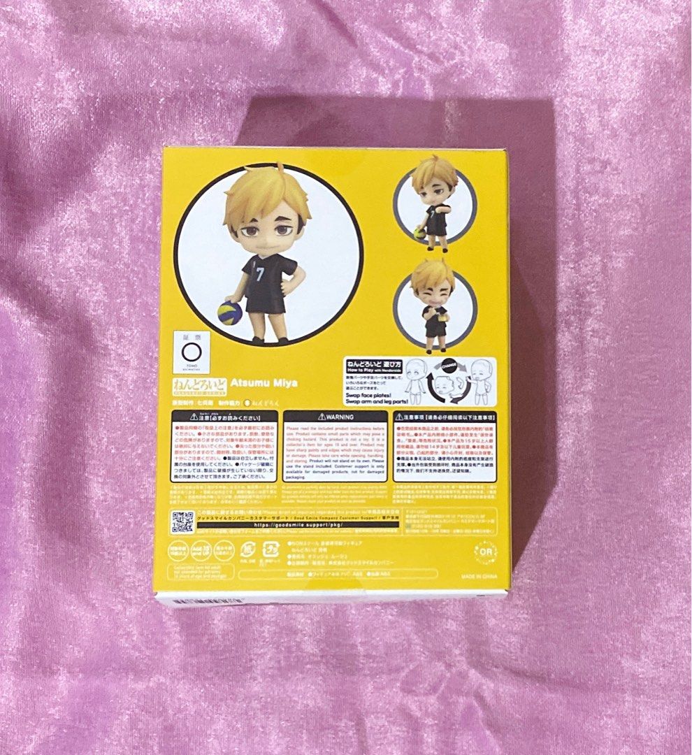 MISB Haikyuu Atsumu Miya Nendoroid (Category: Designer & Blind Box Toys) located in Cebu City. Submitted by mimamocollections (Listing ID 1335814366, Image 2). Description: 📌 MISB condition 📌 MOP: GCash 📌 MOD: J&T/LBC Shipping is shouldered by buyer.