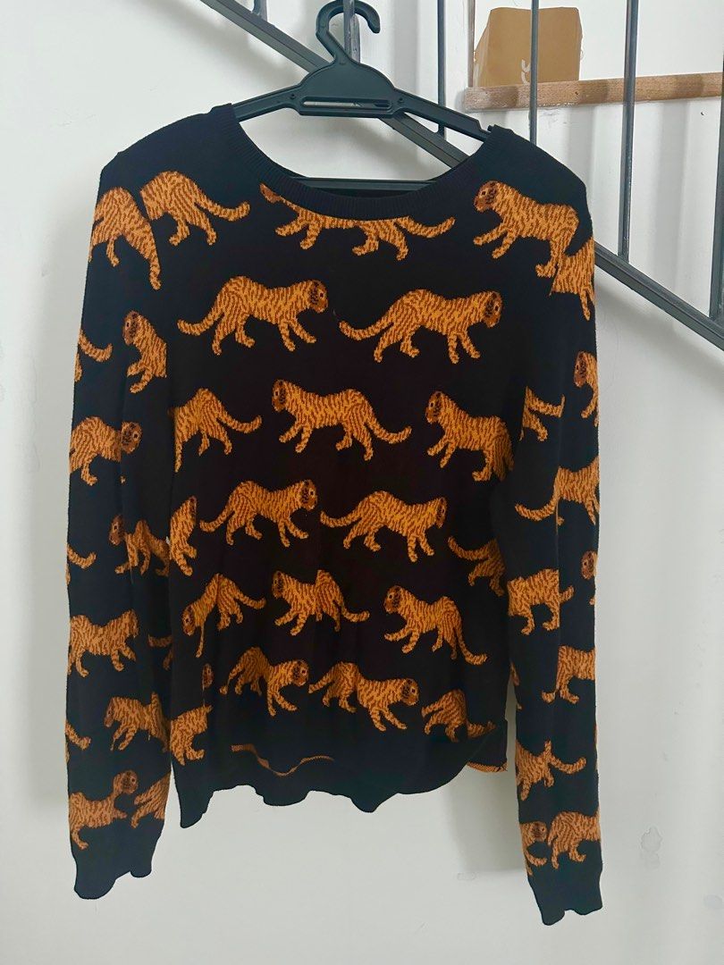 Monki Swearshirt tiger