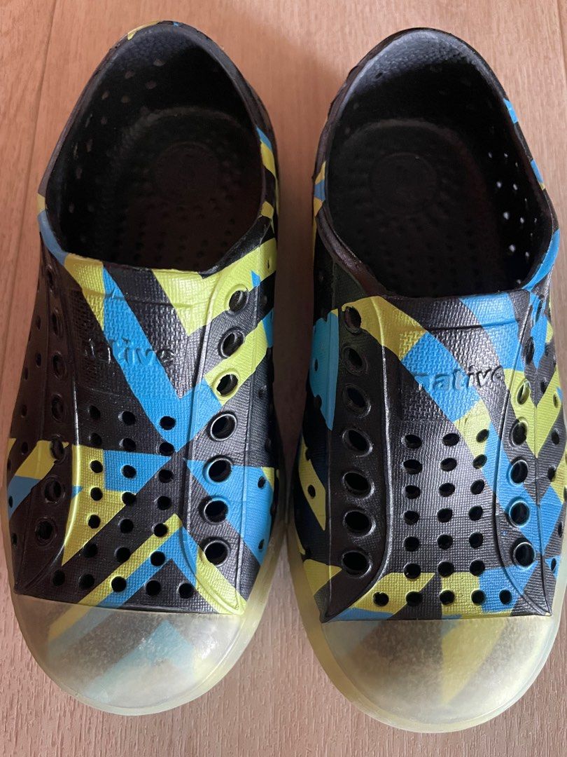 Native glow in the dark shoes Babies Kids Babies Kids Fashion on Carousell