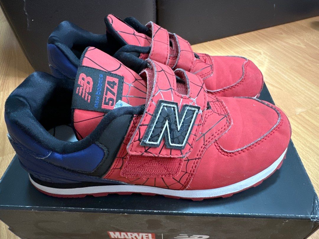 New Balance Spiderman US2 (Category: Babies & Kids Fashion) located in Pasay City. Submitted by mliam (Listing ID 1335792083, Image 1). Description: .
