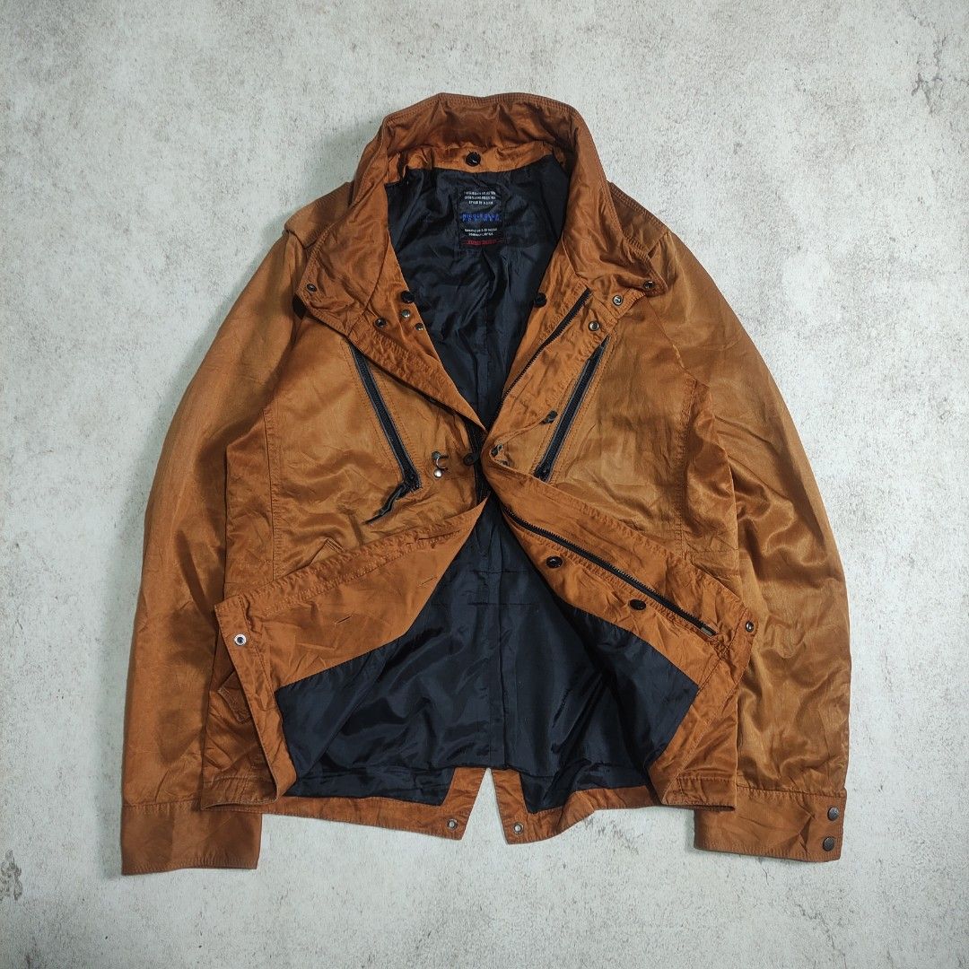 ジャケット・アウター 2000s Nicole Club For Men leather jacket Vintage 90's Nicole Club for Men Leather Varsity Jacket Green