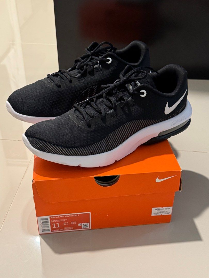 Nike air max advantage 2 black clearance