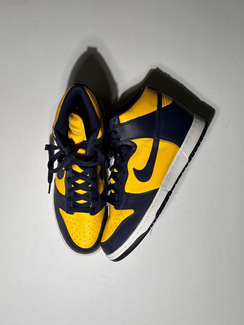 nike dunk high michigan 2016