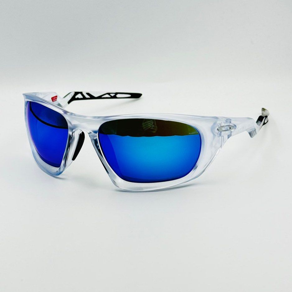 Oakley Lateralis Matte Clear w/ Prizm Sapphire, Men's Oakley Lateralis Matte Clear w/ Prizm Sapphire, Men's