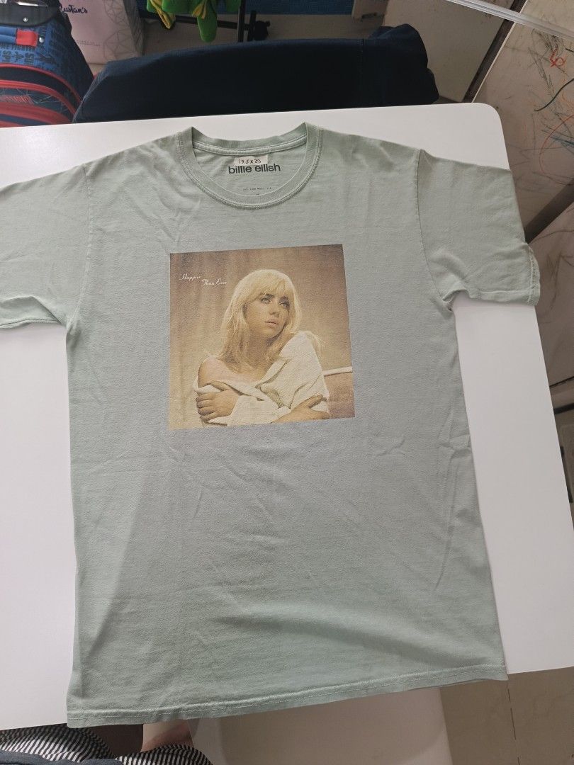 Officia Billie Eilish Merch (Category: Shirts) located in Cebu City. Submitted by vtgall (Listing ID 1335812211, Image 2). Description: Billie Eillish Merch Tshirt 19.5 x 29 Happier than Ever.