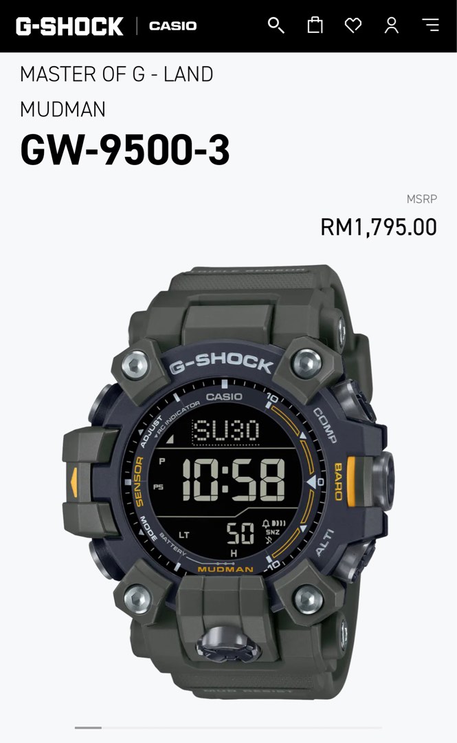 Harga jam g shock mudman store