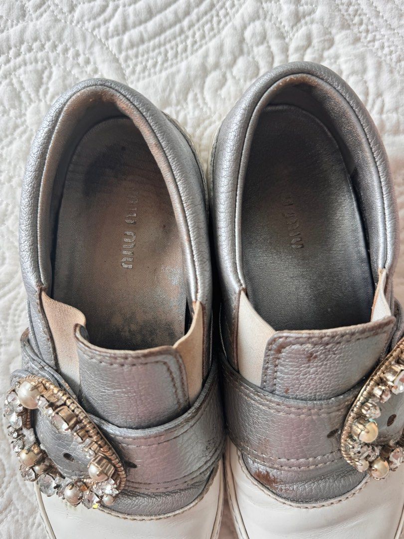 Original Miu Miu jeweled sneakers