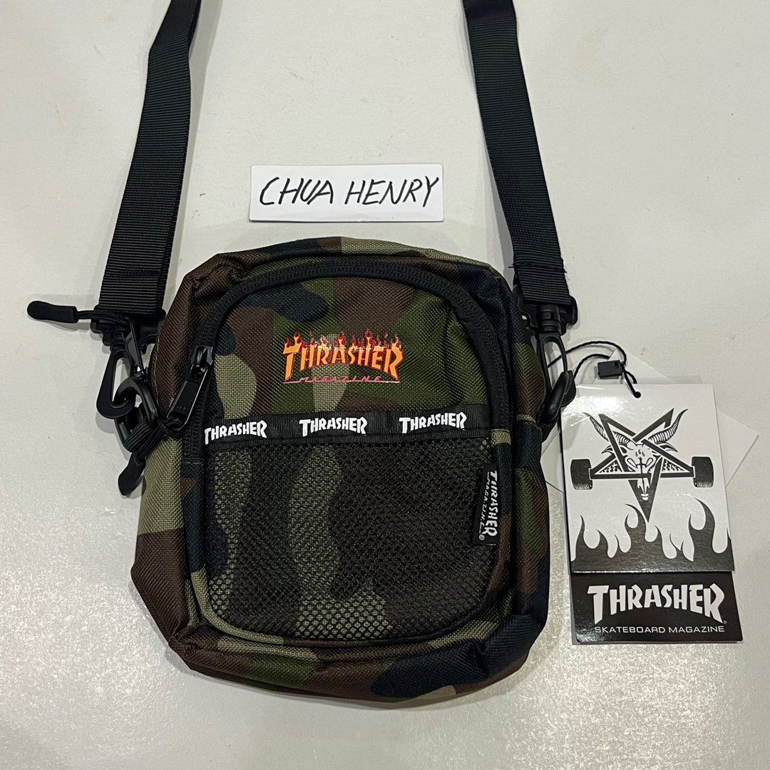 Thrasher camo sling bag on sale