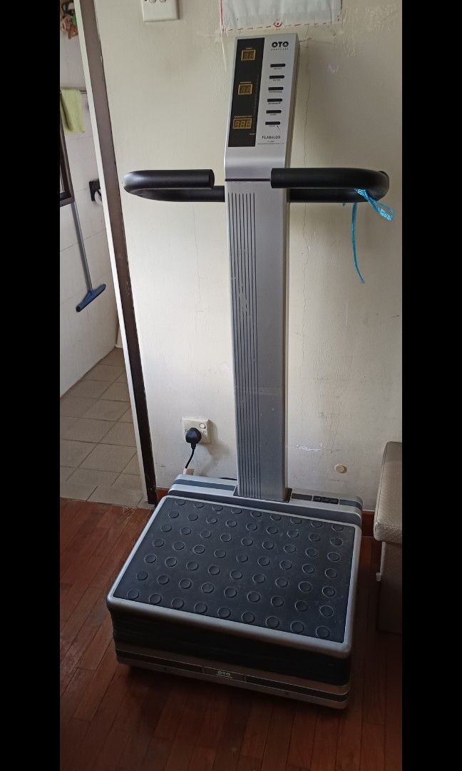 OTO fl 3000 vibration machine 15 minutes a day for total body workout shaking you to becoming slimmer Sports Equipment Exercise Fitness Cardio Fitness Machines on Carousell