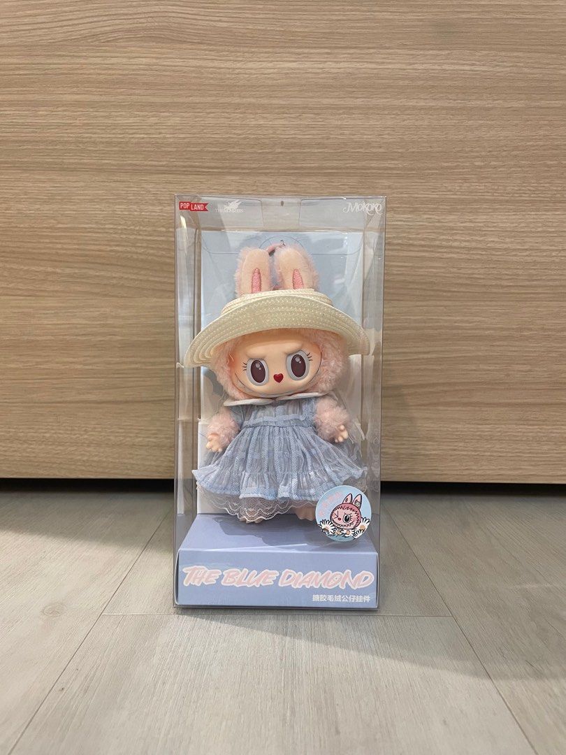 ぬいぐるみ POPMART LABUBU MOKOKO The Blue Diamond Authentic) Pop Mart Labubu Mokoko The Blue Diamond Plush