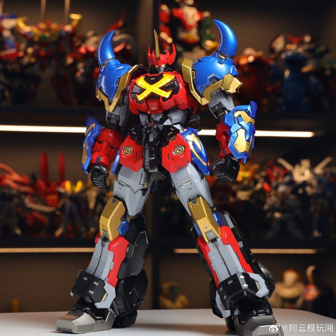 HiPlay MOSHOWTOYS Sengoku Majin Goshogun Action Figure MSX004 - 30 Cm, Trasformabile, Die-Cast, Con Luci E Accessori