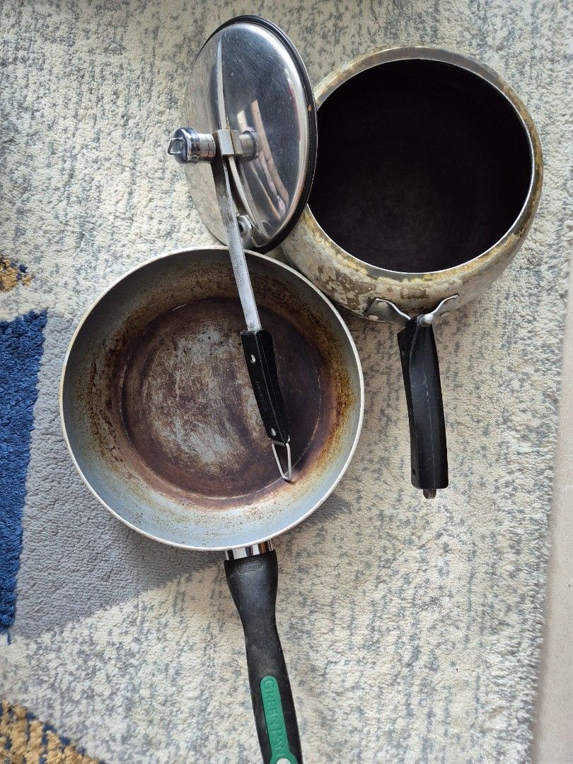 Pressure cooker and Fry pan Furniture Home Living Kitchenware Tableware Cookware Accessories on Carousell