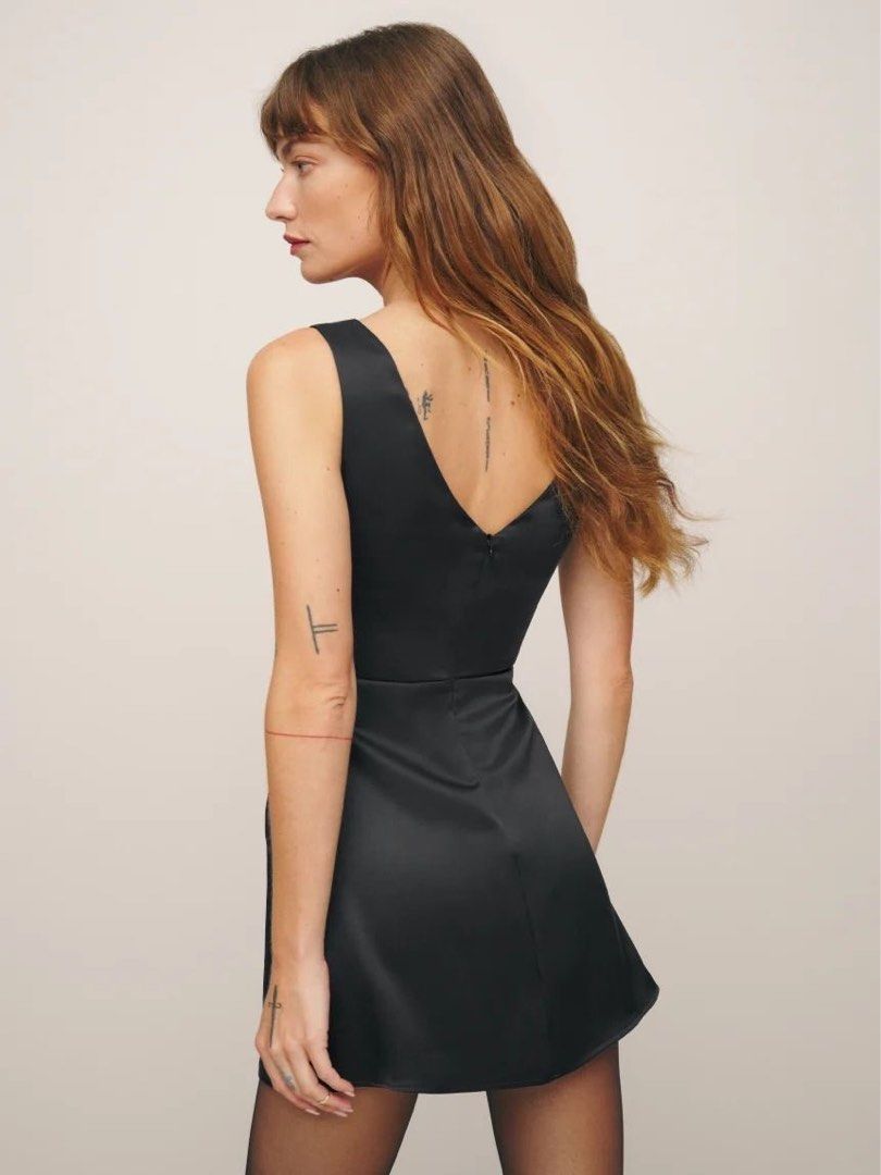 Reformation Zenni Satin Dress, Women's Fashion, Dresses & Sets, Dresses on  Carousell