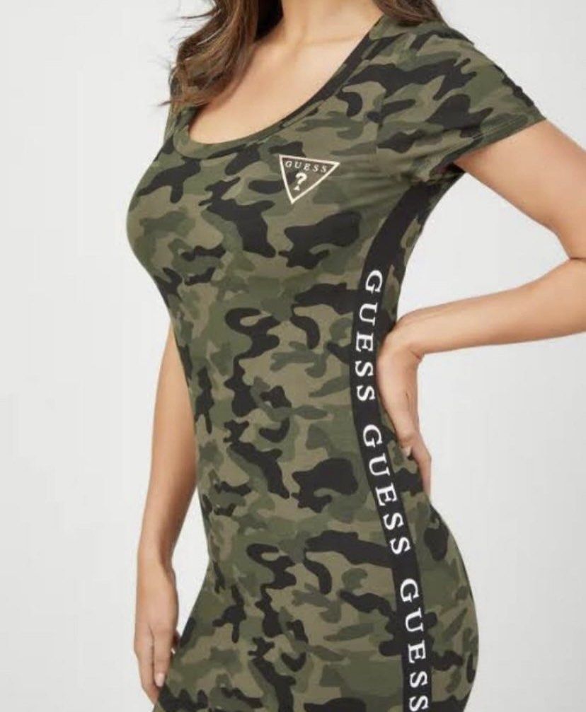 Guess camo dress online
