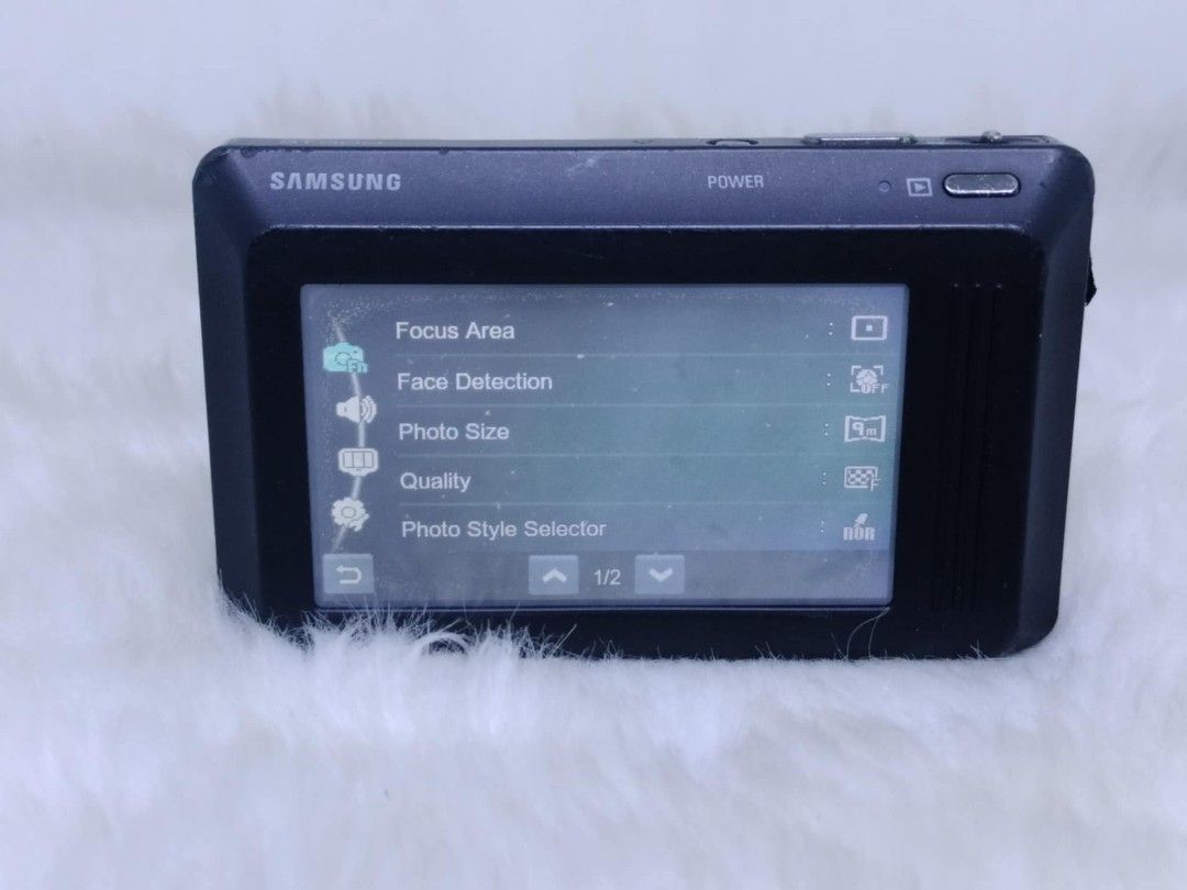 samsung st500 dual lcd touch screen (Category: Cameras) located in Manila. Submitted by jonrick.co (Listing ID 1335844963, Image 2). Description: samsung st500 dual lcd touch screen execellent working condition working flash issue : burn lcd and cloudy vintage output last price.