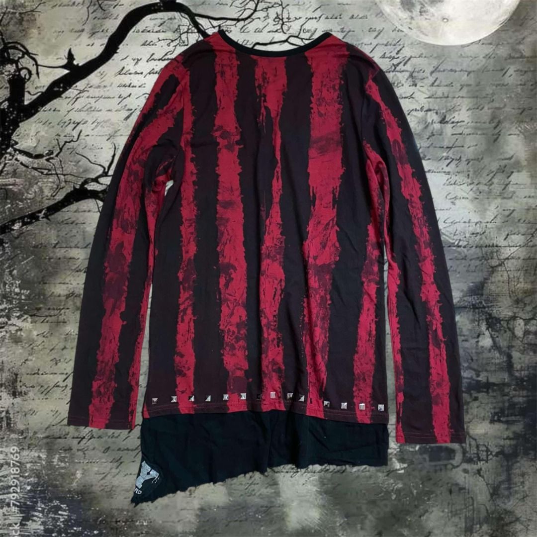 Revenge striped long sleeve clearance