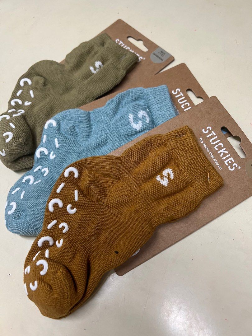 Stuckies 防滑襪, 室內防滑, baby socks, anti-slip socks 兒童