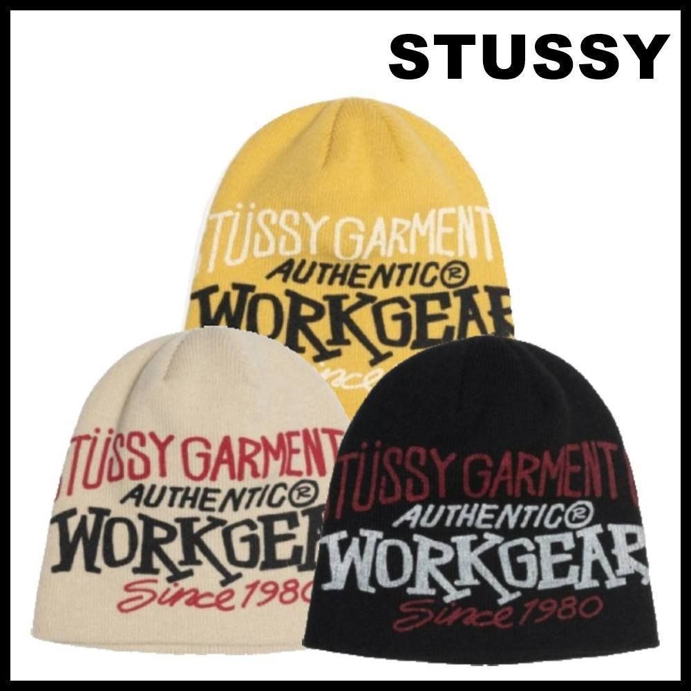 帽子 STUSSY SKULLCAP WORKGEAR PRINT Bone Stüssy: Workgear Print Skullcap (Bone) | DSMNY E-SHOP