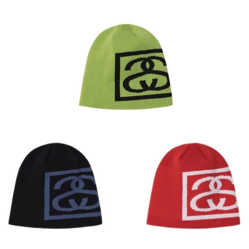 STUSSY SS LINK SKULL CAP BEANIE 毛帽男女情侶針織帽冷帽帽子