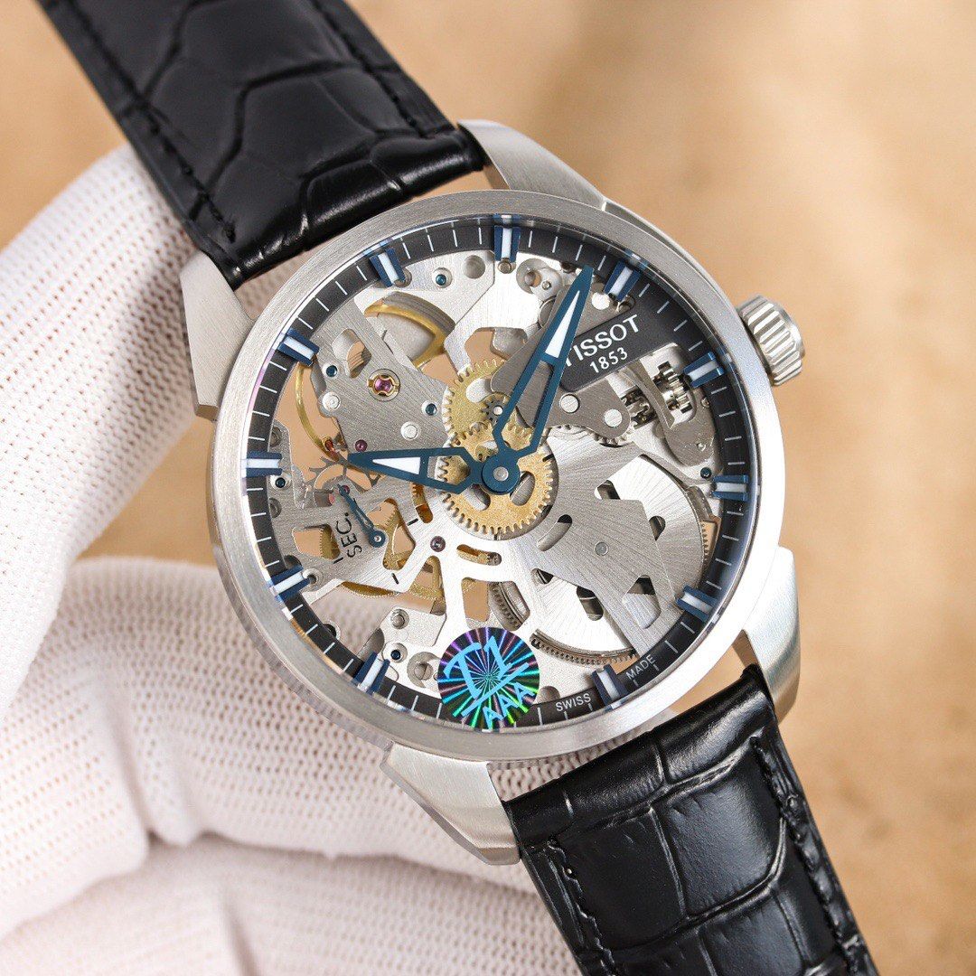 TISSSOT WATCH T COMPLICATION SQUELETTE MECHANICAL For Man Colour Available Authentic T070405A