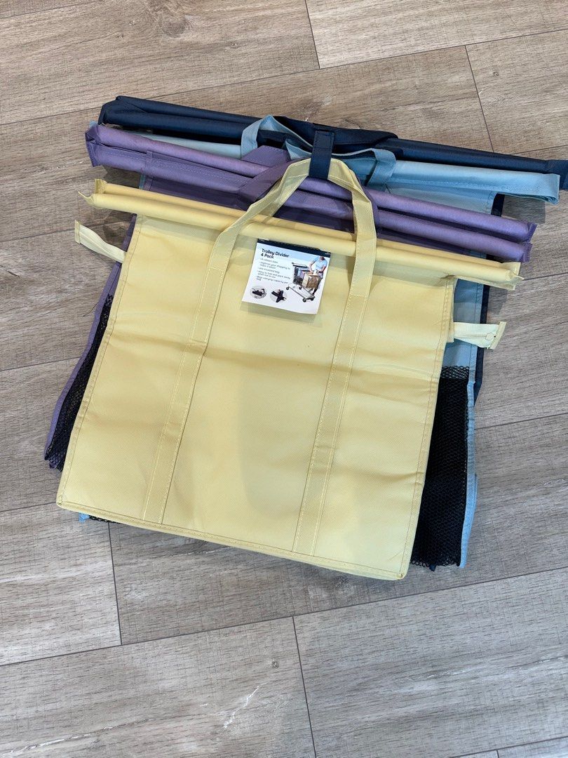 Trolley Divider Bag Shopping Organiser Bags Hobbies Toys Travel Travel Essentials Accessories on Carousell