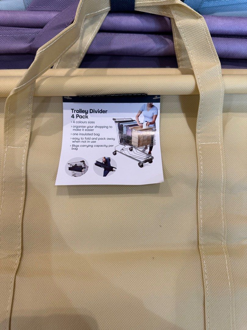 Shopping trolley divider bags online
