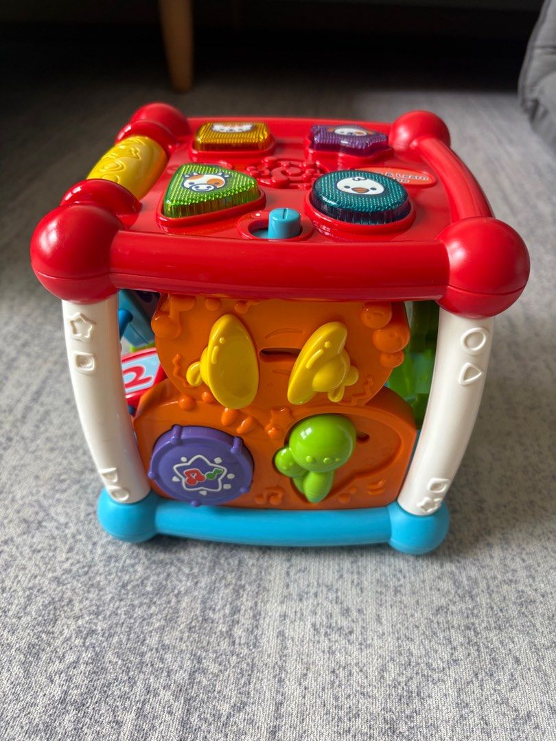 VTech Turn Learn Cube, Babies Kids, Infant Playtime on Carousell