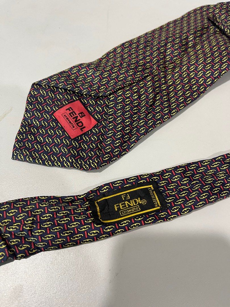 Vintage Fendi Monogram Tie
