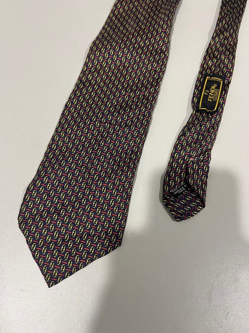 Fendi monogram tie discount
