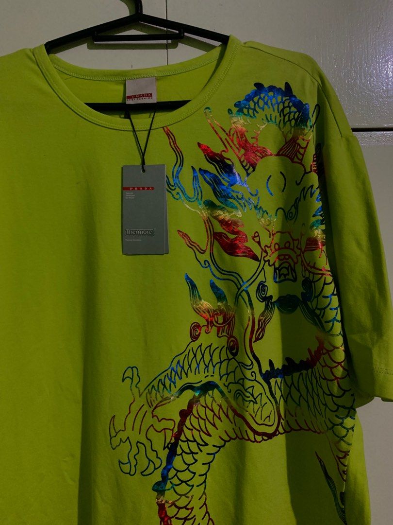 Prada shimmable dragon shirt