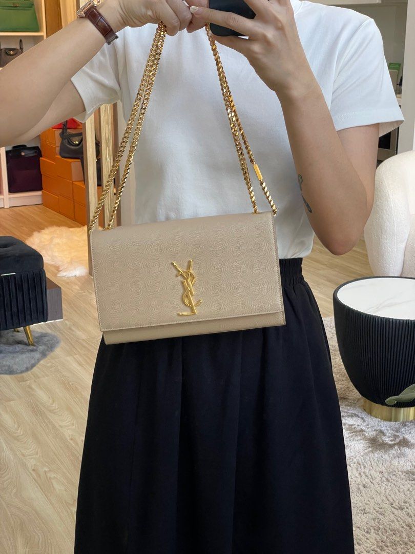 Ysl kate medium beige cheap